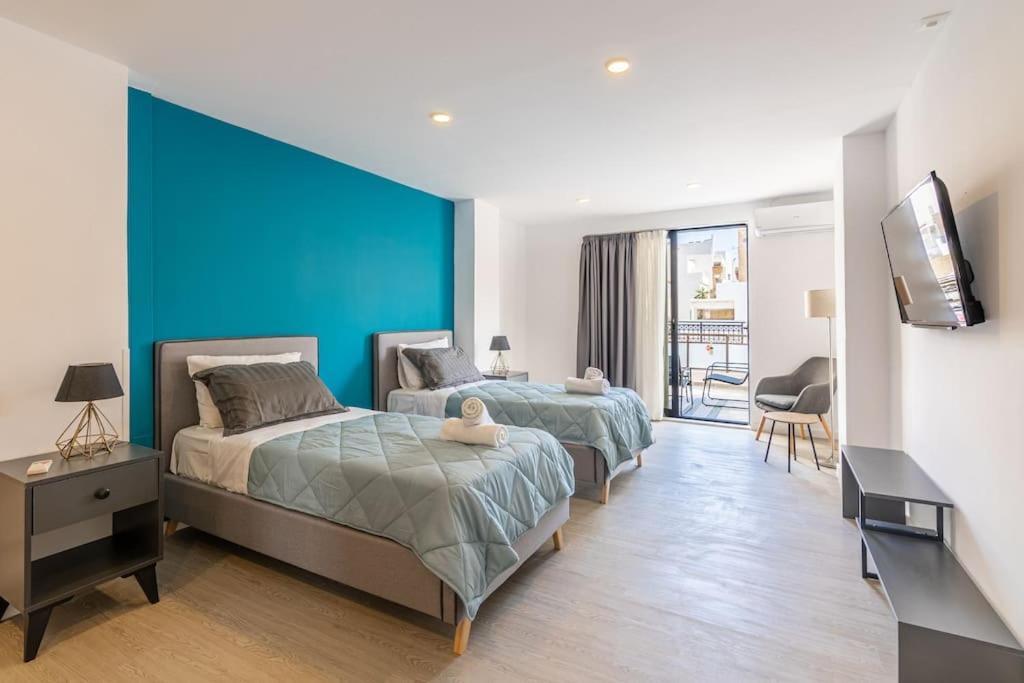 הרקליון Maricool Minimal Spacious Downtown Loft מראה חיצוני תמונה